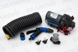 Насос для мытья катера со шлангом 33 Series 12V 20,8 л.мин  4.8 Bar 17,5A  1/2"-14 NMPT