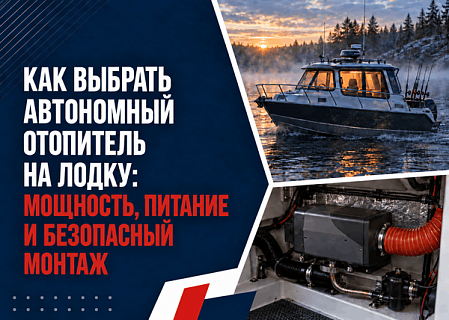 Как выбрать автономный отопитель на лодку: мощность, питание и безопасный монтаж